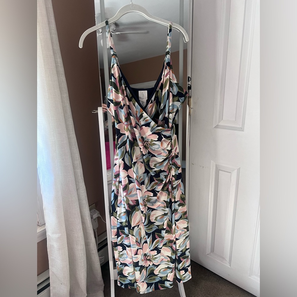 Joie Multicolor Floral Midi Dress
